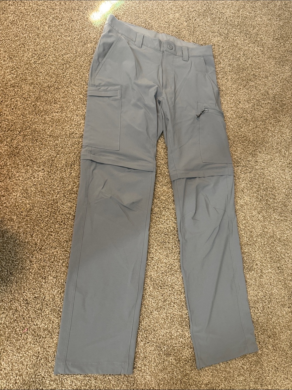Columbia Men's Gray Convertible Cargo Pants
